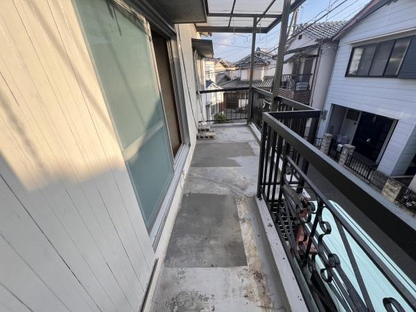 池尻中戸建1のバルコニー