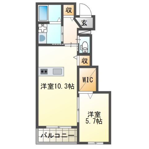 メゾン　グランデの間取り