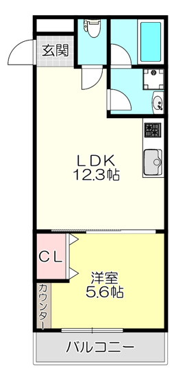 【間取り】 | 駅前つばきハイツ