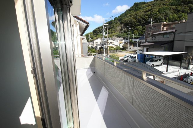 いの町枝川　中古戸建　（未入居物件）のバルコニー|2Ｆ　南西の部屋　6.75帖