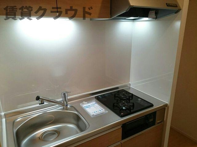 サンライズ　白ゆりのキッチン|コンパクトなキッチンで掃除もラクラク