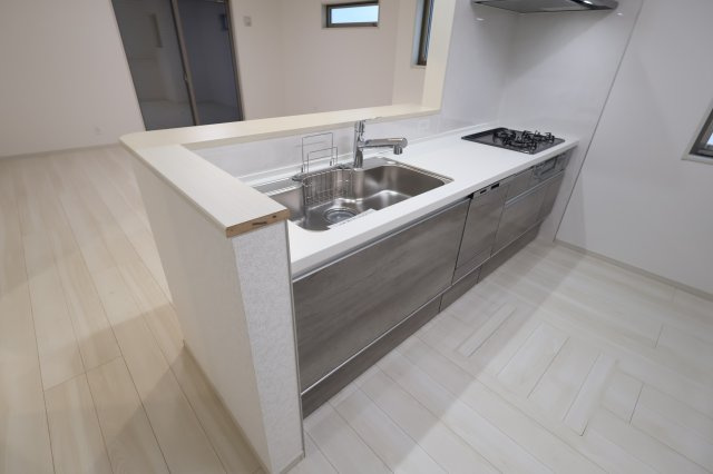 《仲介手数料無料》浦和区大東２丁目11-44新築一戸建ていろどりアイタウンのキッチン|撮影日 2025年10月16日 13:30 曇り