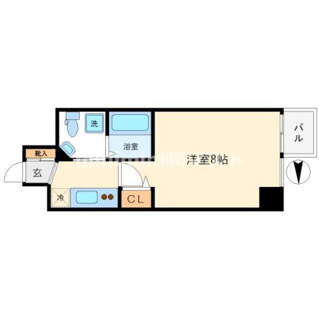 ザパーククロス阿波座の間取り
