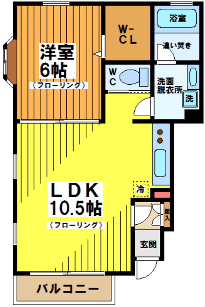 ツインハウス結喜の間取り