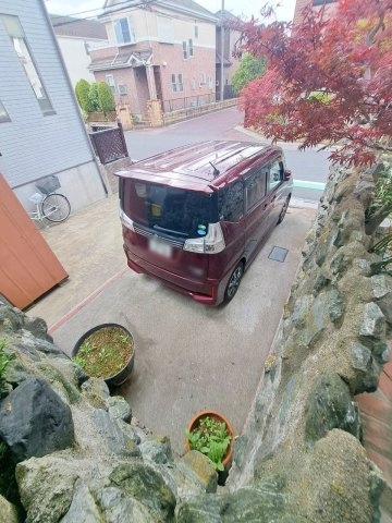 越谷市大泊中古戸建の駐車場