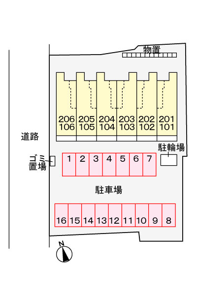 トゥワールフ　十日町の駐車場|駐車場