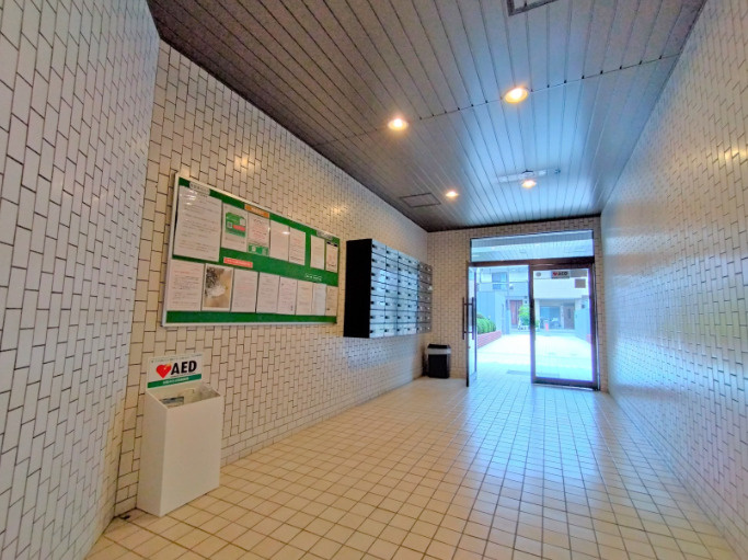 マンション東陽のエントランス