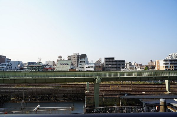 エスティメゾン亀戸の展望|※同一間取り5階参考写真。バルコニーから正面眺望♪前面に遮蔽物が無いので、気持ちがいい！