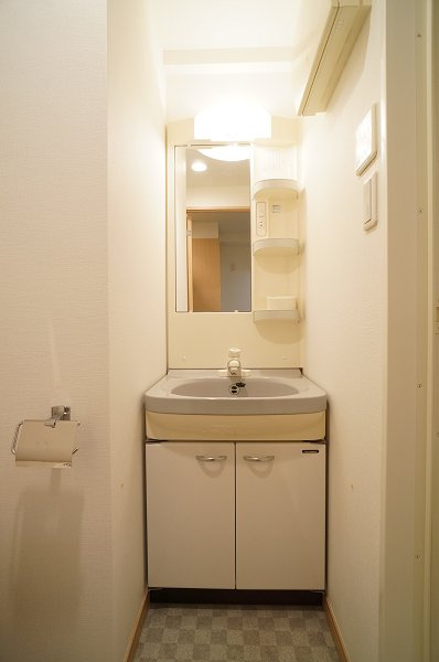 エスティメゾン亀戸の洗面所|女子力向上にはシャンプードレッサーはマストアイテム♪