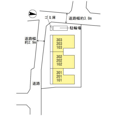 ヌカタコルンSの区画図