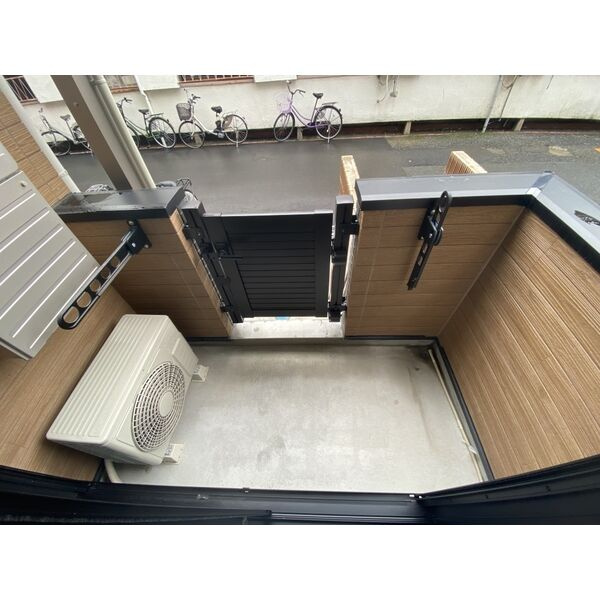 ALEGRIA寝屋川平池町のバルコニー