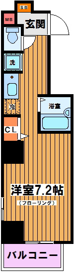 【間取り】 | プレールドゥーク笹塚