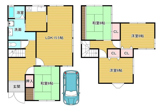 あかしあ台戸建の間取り
