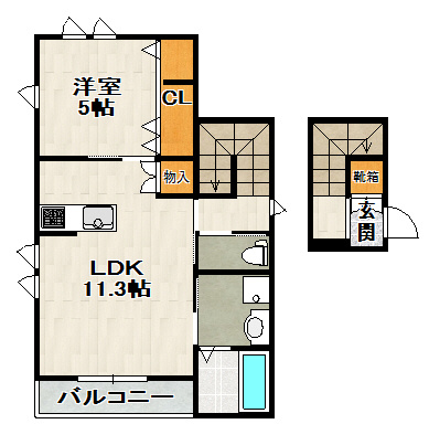 HEBEL　MAISON　鴻池の間取り