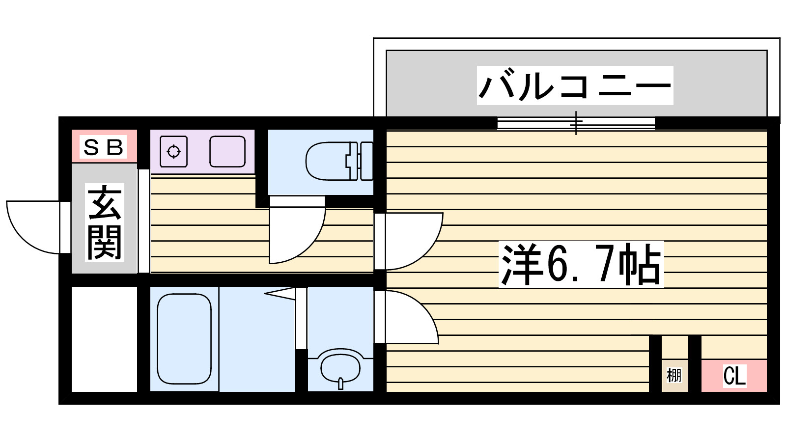 サン藤江の間取り