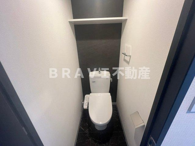 S-RESIDENCE城東SEVER　BRAVI不動産のトイレ|落ち着いたトイレです