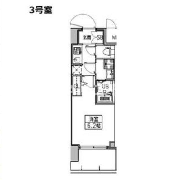 S-RESIDENCE城東SEVER　BRAVI不動産の間取り
