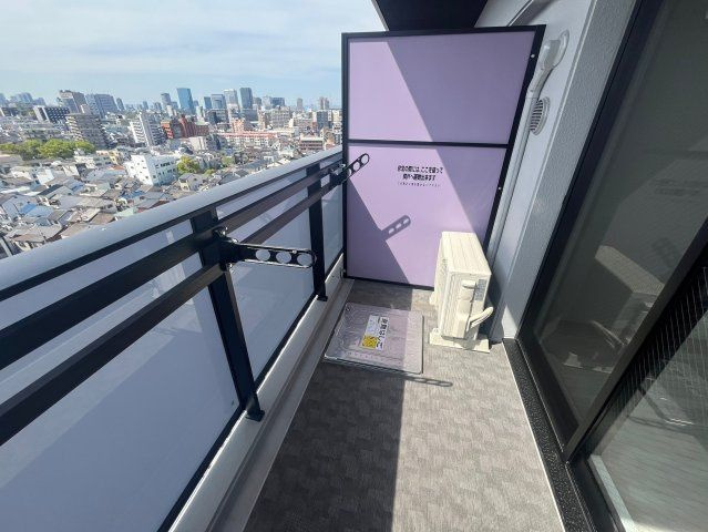 ファーストフィオーレ大阪城イーストのバルコニー