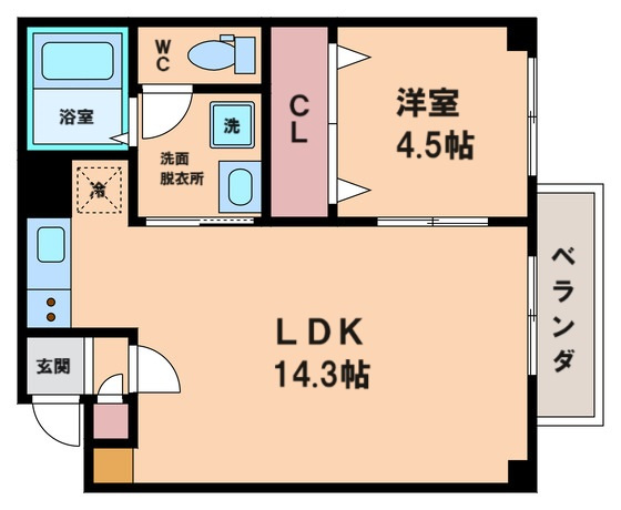 【間取り】 | レクラン林寺