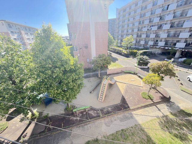 花鶴丘団地４号棟の展望