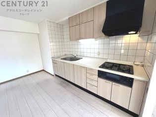 壁付けシステムキッチンはスペースの最大限の有効活用が可能で、動線がスムーズになり調理や準備が快適で効率的に行えます。収納スペースや吊り戸棚が設けられ、調理器具や食器類をスマートに収納できます。