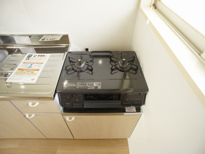 【設備】 | メゾン・ド・シアン | ガスコンロ付きです。