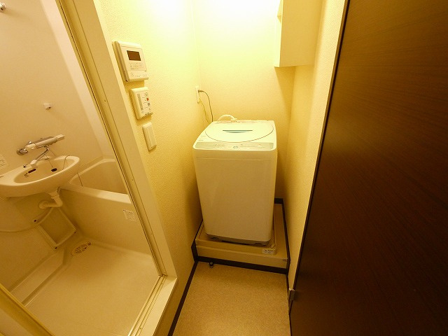 レオネクストビー　シェルの設備|洗濯機置き場です