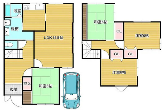 【間取り】 | あかしあ台戸建