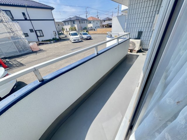 岡田マンションのバルコニー