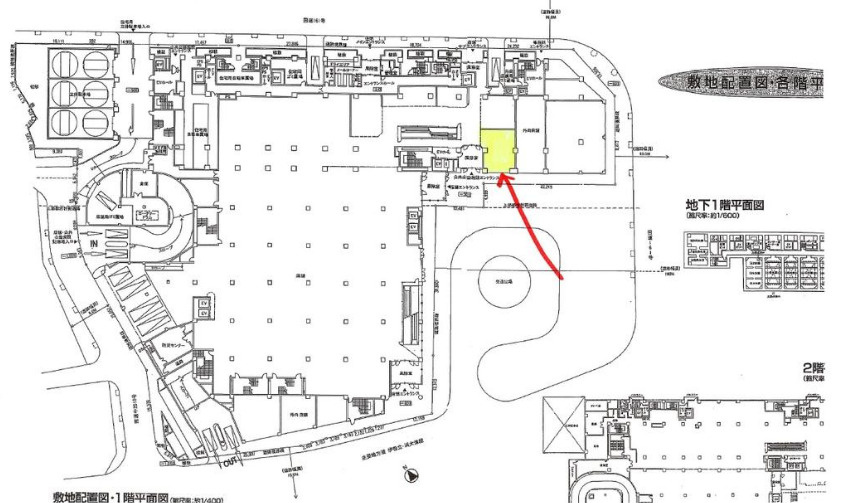 大津市浜大津４丁目の店舗一部の区画図