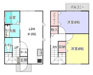 【間取り】 | 白井ハイツ | ※図面と現況が異なった場合は、現況を優先と致します。