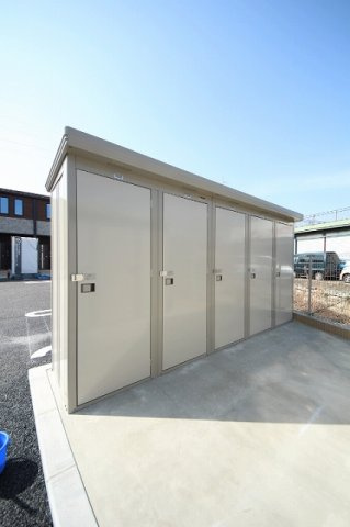 ムースの収納|外部物置です