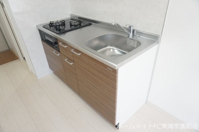 熊本市中央区上水前寺２丁目の賃貸マンションのキッチン