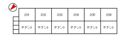 【区画図】 | 山本アパート