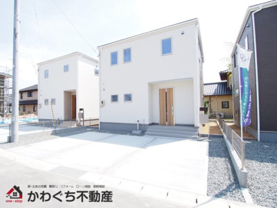 【外観】 | Livele Garden.S　森合丹波谷地　3号棟 | 福島交通飯坂線【美術館図書館前】駅まで徒歩15分！森合小学校、福島第四中学校エリアです◎