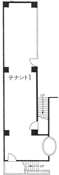 大津市西の庄の店舗事務所の間取り