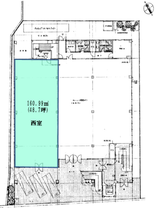 大津市真野１丁目の店舗事務所の間取り