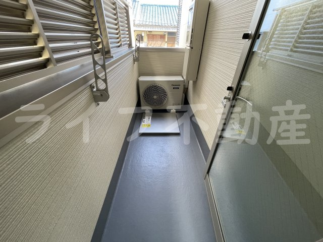 フジパレス花園Ⅱ番館のバルコニー|開放的で明るい空間を演出してくれるバルコニーです