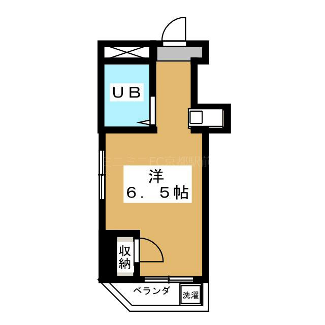 ベルビュー花屋町の間取り