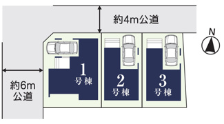 【区画図】 | 川口市本前川１丁目　新築戸建　1号棟