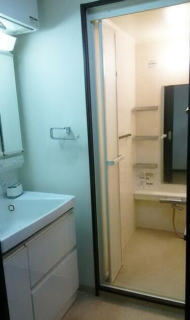 杉並区高円寺南２丁目の賃貸マンションの独立洗面台