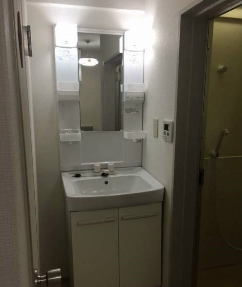 杉並区天沼２丁目の賃貸マンションの独立洗面台
