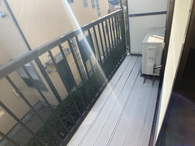 コーポならわのバルコニー