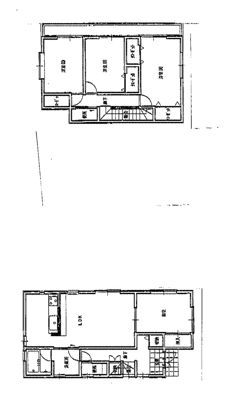中古戸建　柏市常盤台の間取り
