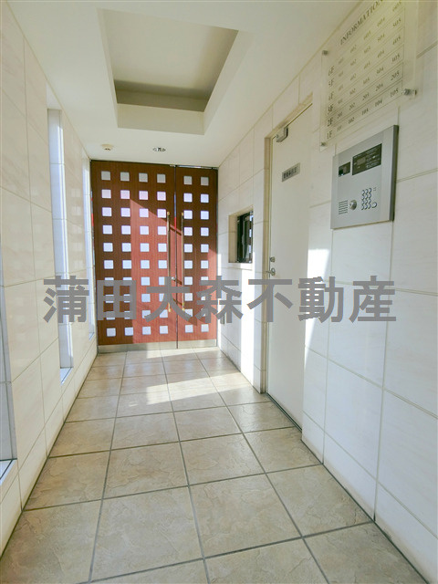 クリオ蒲田Ⅱのエントランス