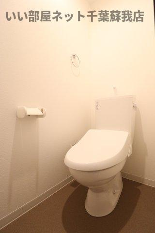 ジーメゾン千葉浜野のトイレ|落ち着いたトイレです