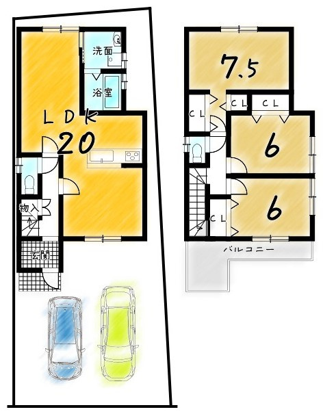 川島粟田町　建築条件付土地