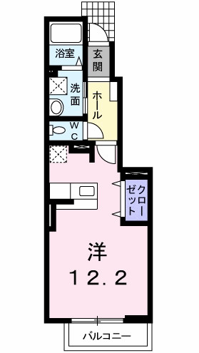 神戸市西区枝吉１丁目のアパートの間取り