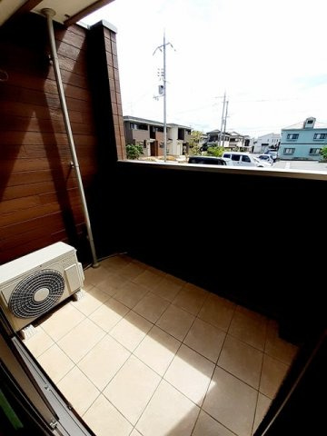 エンテラス池内　Ｃのバルコニー