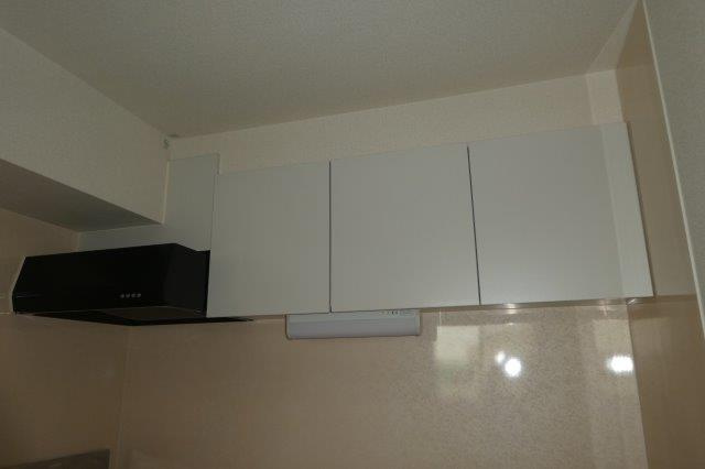 プロムナード倉敷のキッチン|キッチン上収納